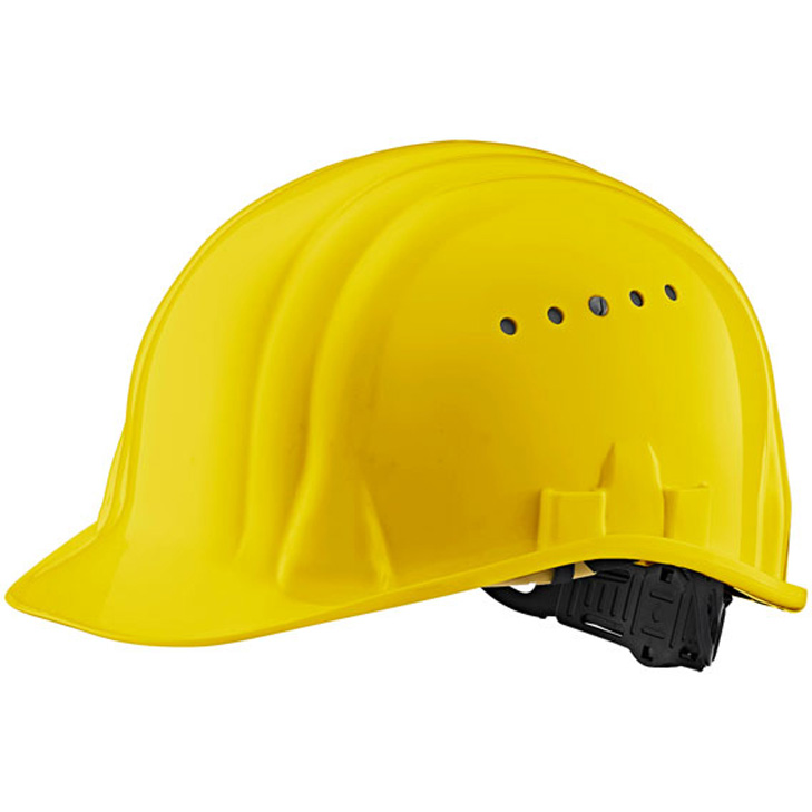 Baustellenhelm als Kopfschutz